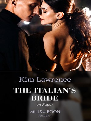 cover image of The Italian's Bride On Paper